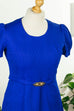 60s Schlagerkleid tintenblau