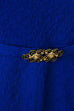 60s Schlagerkleid tintenblau