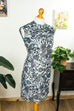 Rockabella Nylon Kleid blau grau