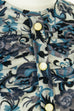 Rockabella Nylon Kleid blau grau