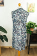 Rockabella Nylon Kleid blau grau