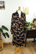 Schlagerkleid schwarz bunt Megakragen Default Title 70er bunt Disco Frau M 40-42 real-disco S 36-38 Schlager schwarz Special vintageberlin.de