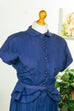40er Jahre Abendkleid blau Tüll 30er 40er 50er Abendmode blau Flapper&Charleston Frau M 40-42 real-rockabilly Rockabilly S 36-38 Special vintageberlin.de