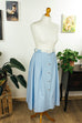 Vintage VEB DDR Rock hellblau 70er 80er blau DDR Frau Rockabilly S 36-38 Special vintageberlin.de