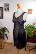 Sexy Unterkleid schwarz Spitze