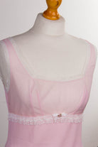 Sexy Unterkleid rosa Spitze