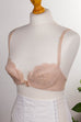 Vintage BH beige Vorderverschluss beige Frau Sekretärin XS 32-34 vintageberlin.de