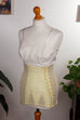 Vintage BH weiß Prägemuster 60er 70er Frau L 44-46 M 40-42 weiß vintageberlin.de