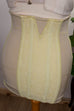 Vintage Hüftmieder gelb 50er 60er Charleston Frau gelb real-rockabilly Rockabilly S 36-38 Sekretärin Special XS 32-34 vintageberlin.de