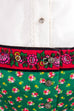 Vintage Dirndl rot grün+Bluse+Schürze 60er 70er bunt Dirndl Frau grün rot S 36-38 Special vintageberlin.de