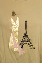 Vintage T-Shirt khaki Eiffelturm Paris