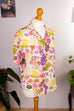 Vintage Stefanel Bluse Blumen 90er bunt Frau M 40-42 vintageberlin.de