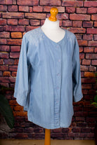 Vintage Denim Blusenjacke