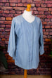Vintage Denim Blusenjacke Default Title 90er blau Frau L 44-46 M 40-42 vintageberlin.de