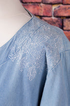 Vintage Denim Blusenjacke