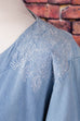Vintage Denim Blusenjacke 90er blau Frau L 44-46 M 40-42 vintageberlin.de