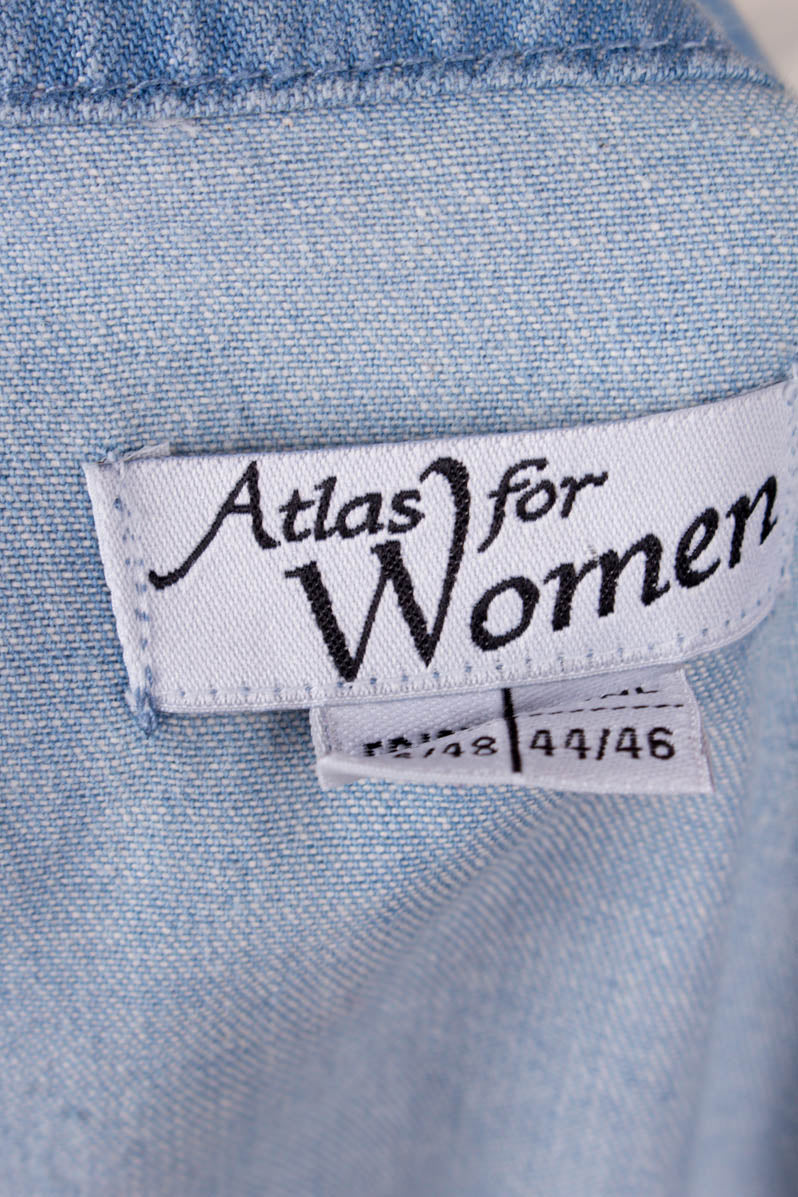 Vintage Denim Blusenjacke