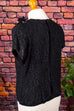 60s Top schwarz Spitze 60er Frau M 40-42 real-rockabilly Rockabilly S 36-38 schwarz Special vintageberlin.de