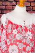 60s Babydoll rot Blumen 60er 70er Disco Frau M 40-42 real-disco real-rockabilly Rockabilly rot Schlager Sekretärin Special weiß vintageberlin.de