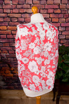 60s Babydoll rot Blumen