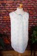 Vintage Nachthemd hellblau Blümchen Default Title 70er blau bunt Frau L 44-46 M 40-42 Rockabilly Schlager weiß vintageberlin.de