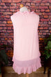 Vintage Nachthemd rosa 70er Boho Designer Frau M 40-42 Rockabilly rosa Schlager Special vintageberlin.de