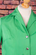 kurze 60er Bluse grün