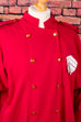 80er Jahre Kleid rot V-Form 80er 90er Frau L 44-46 real-80er rot Special XL 48-50 vintageberlin.de