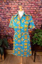 60s Discokleid 8bit Muster