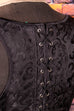Herrenkorsett schwarz Brokat Dandy Gothic L 52-54 Mann schwarz vintageberlin.de