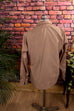 Vintage Nylon Hemd braun 60er 70er beige braun Disco M 48-50 Mann S 44-46 Schlager Special vintageberlin.de