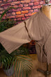 Kimono Wickelhemd beige braun beige braun L 52-54 M 48-50 Mann Special vintageberlin.de