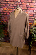 Kimono Wickelhemd beige braun beige braun L 52-54 M 48-50 Mann Special vintageberlin.de