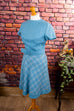 60s Wollkleid blau kariert Default Title 50er 60er blau Frau real-rockabilly Rockabilly S 36-38 Special vintageberlin.de