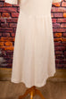 cremefarbenes Frottee Kleid 70er Abendmode beige Disco Frau Hochzeit M 40-42 real-rockabilly Rockabilly Schlager Sekretärin Special vintageberlin.de