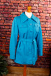Vintage Jacke türkis Wollmix