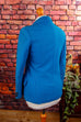 Vintage Jackett türkis Wolle 60er 70er blau Dandy Frau Rockabilly S 36-38 Sekretärin Special türkis vintageberlin.de