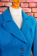 Vintage Jackett türkis Wolle 60er 70er blau Dandy Frau Rockabilly S 36-38 Sekretärin Special türkis vintageberlin.de