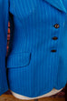 Vintage Jackett türkis Wolle 60er 70er blau Dandy Frau Rockabilly S 36-38 Sekretärin Special türkis vintageberlin.de