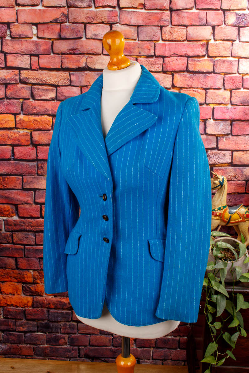 Vintage Jackett türkis Wolle