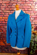 Vintage Jackett türkis Wolle 60er 70er blau Dandy Frau Rockabilly S 36-38 Sekretärin Special türkis vintageberlin.de