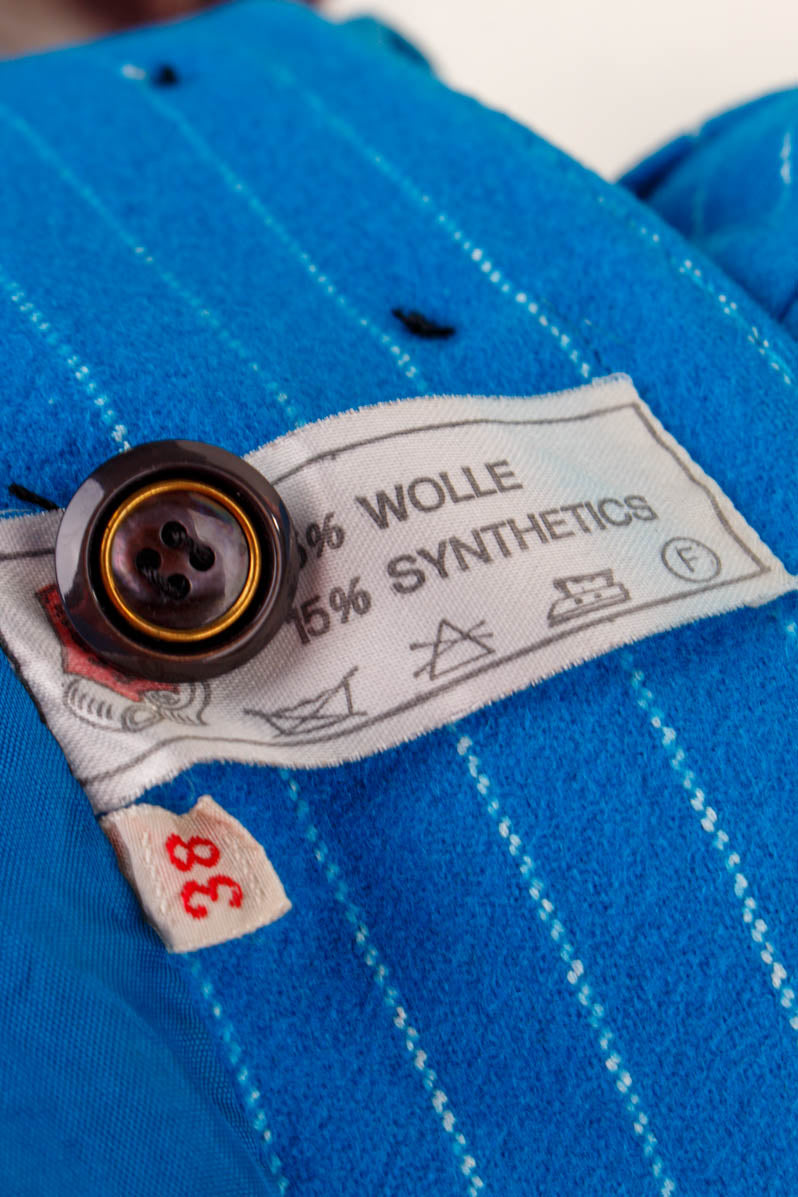 Vintage Jackett türkis Wolle