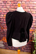 Vintage Landhaus Strickjacke schwarz 70er 80er 90er Dirndl Frau Rockabilly S 36-38 schwarz Special viktorianisch vintageberlin.de