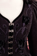 Vintage Landhaus Strickjacke schwarz 70er 80er 90er Dirndl Frau Rockabilly S 36-38 schwarz Special viktorianisch vintageberlin.de