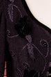 Vintage Landhaus Strickjacke schwarz 70er 80er 90er Dirndl Frau Rockabilly S 36-38 schwarz Special viktorianisch vintageberlin.de