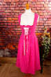 Mieder Dirndl pink Seide Dirndl Frau pink Rockabilly S 36-38 Special XS 32-34 vintageberlin.de