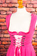 Mieder Dirndl pink Seide Dirndl Frau pink Rockabilly S 36-38 Special XS 32-34 vintageberlin.de