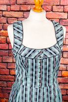 Vintage Dirndl türkis kariert