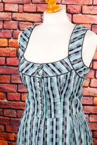 Vintage Dirndl türkis kariert