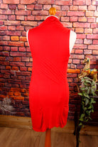 Sexy Stretchkleid rot Bench